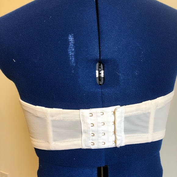 Thirdlove 24/7 Classic Lace Strapless Bra 34F Ivory - Picture 2 of 9